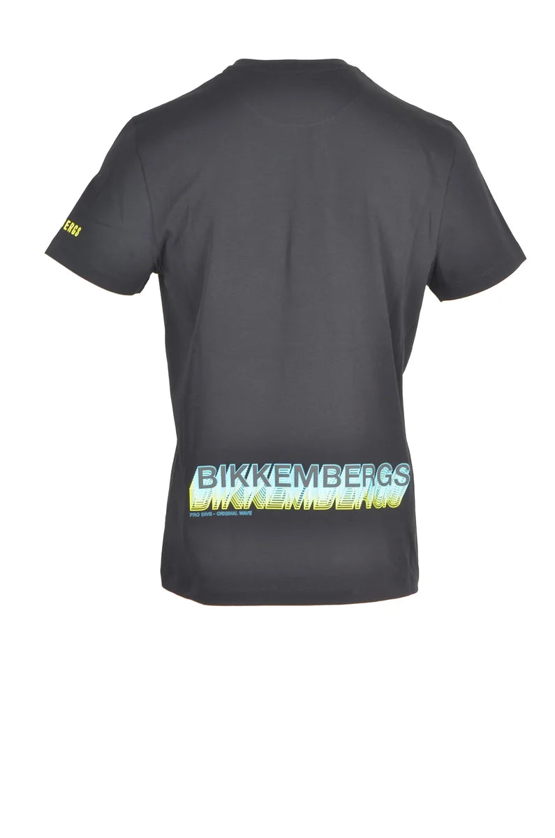 Bikkembergs T-shirt Cotone Stretch - Nero