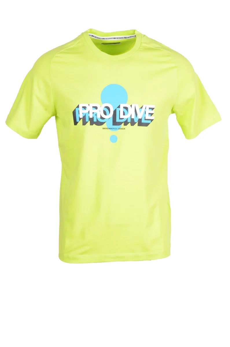 Bikkembergs T-shirt Cotone Stretch - Verde