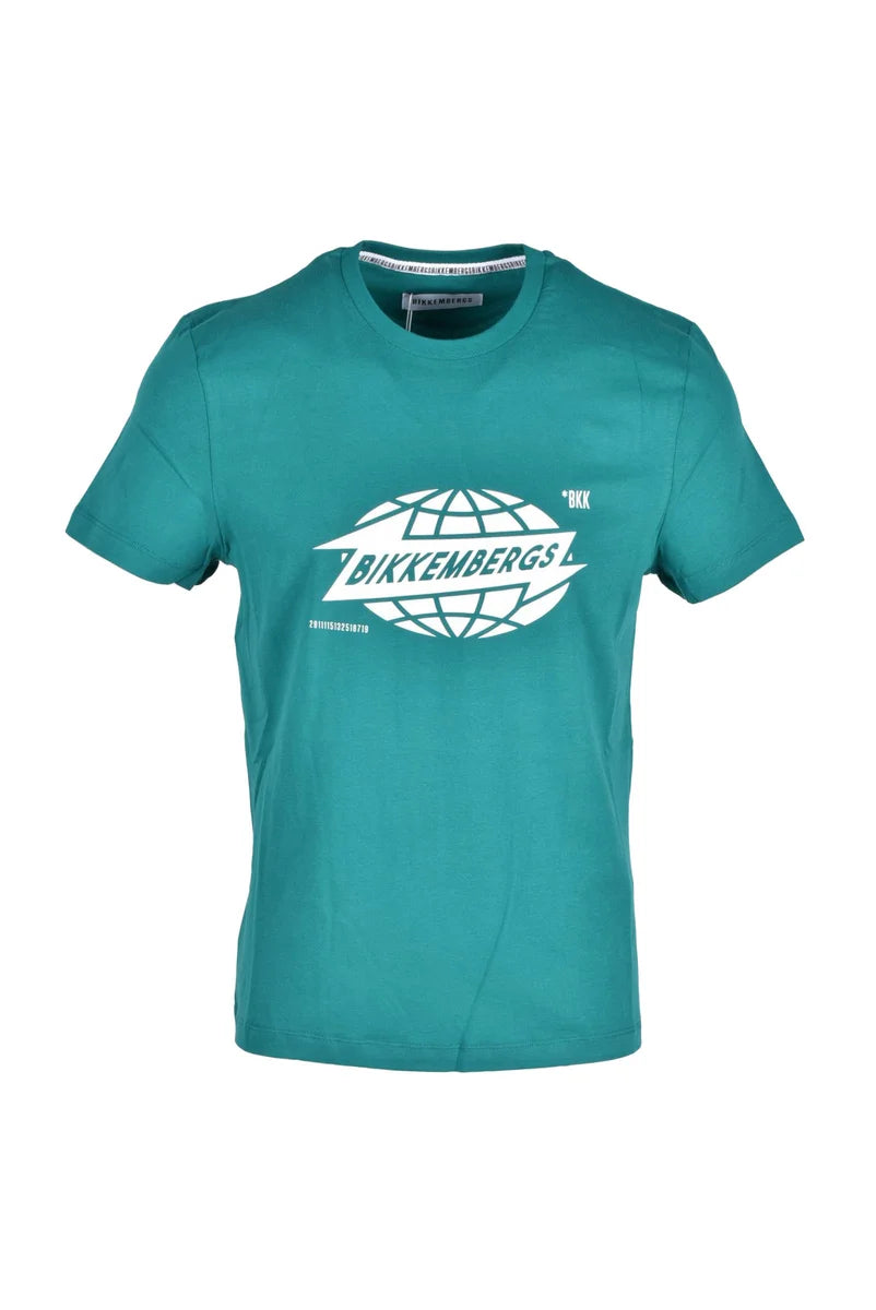 Bikkembergs T-shirt Cotone Stretch - Verde