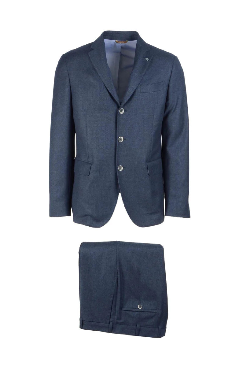 Cannemara Jacket Abito Lana Vergine - Blu