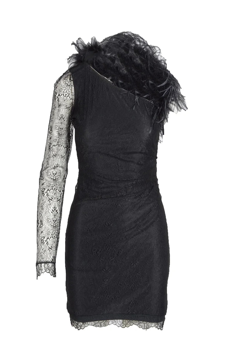 Patrizia Pepe Sera Abito Viscosa Poliammide - Nero