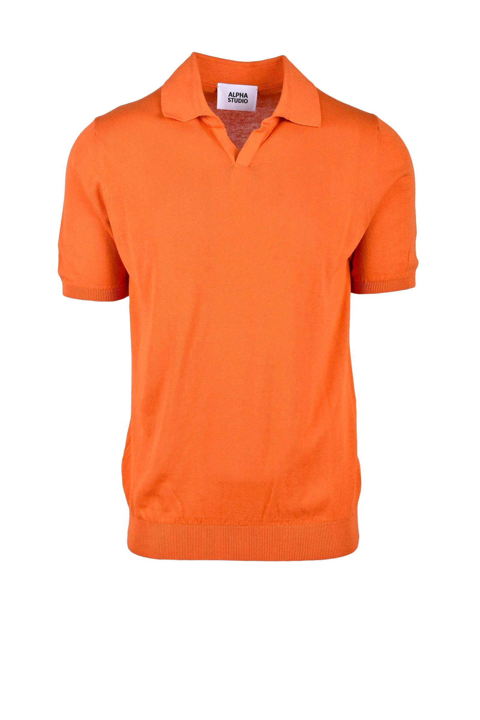 ALPHA STUDIO knitted polo
