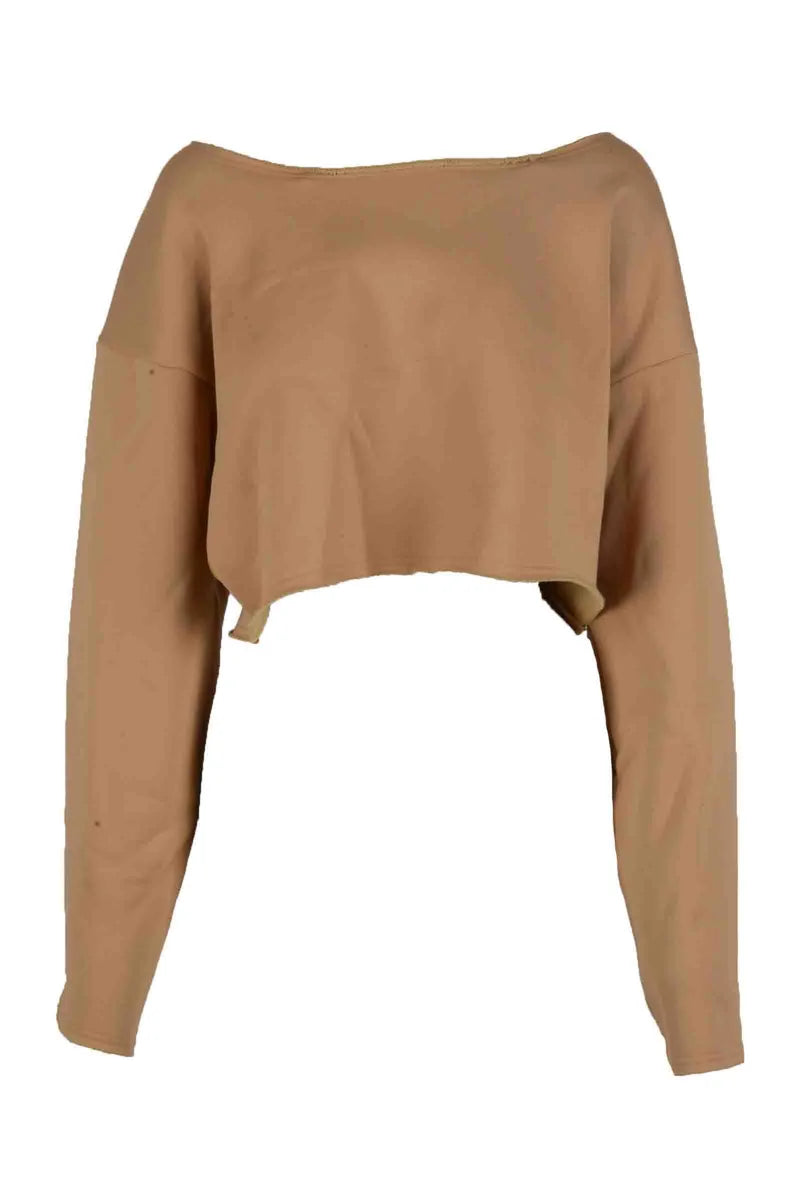 The Attico Felpa Cotone Poliammide - Beige