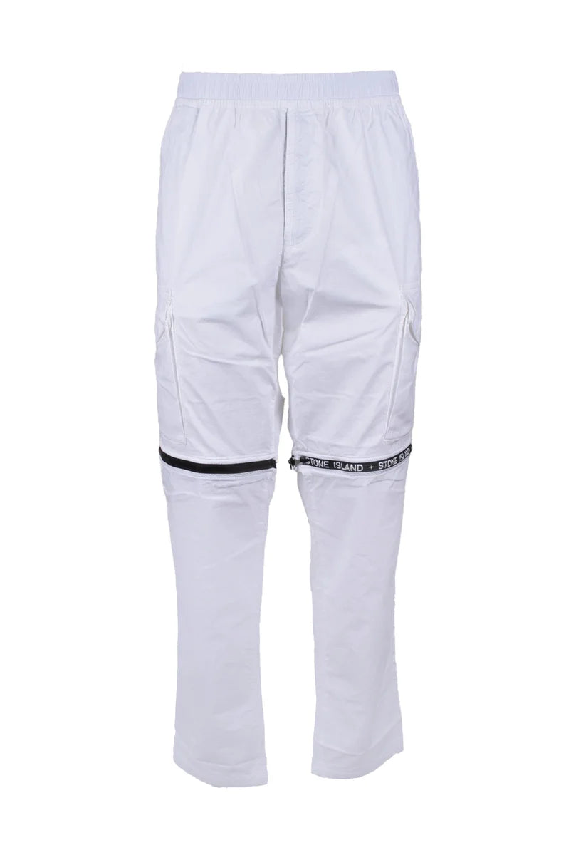 Stone Island Cargo Cotone Stretch - Bianco