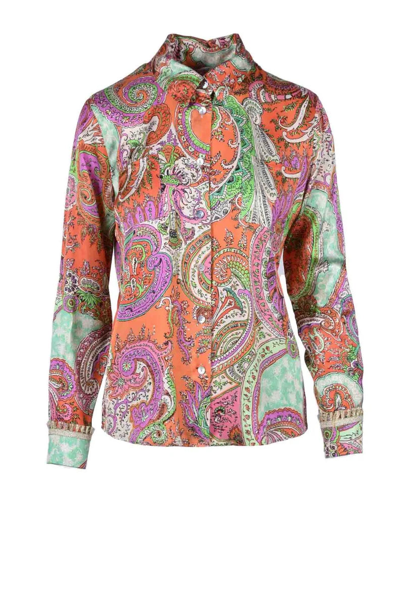 Motel Camicia Multicolore Viscosa - Multicolore