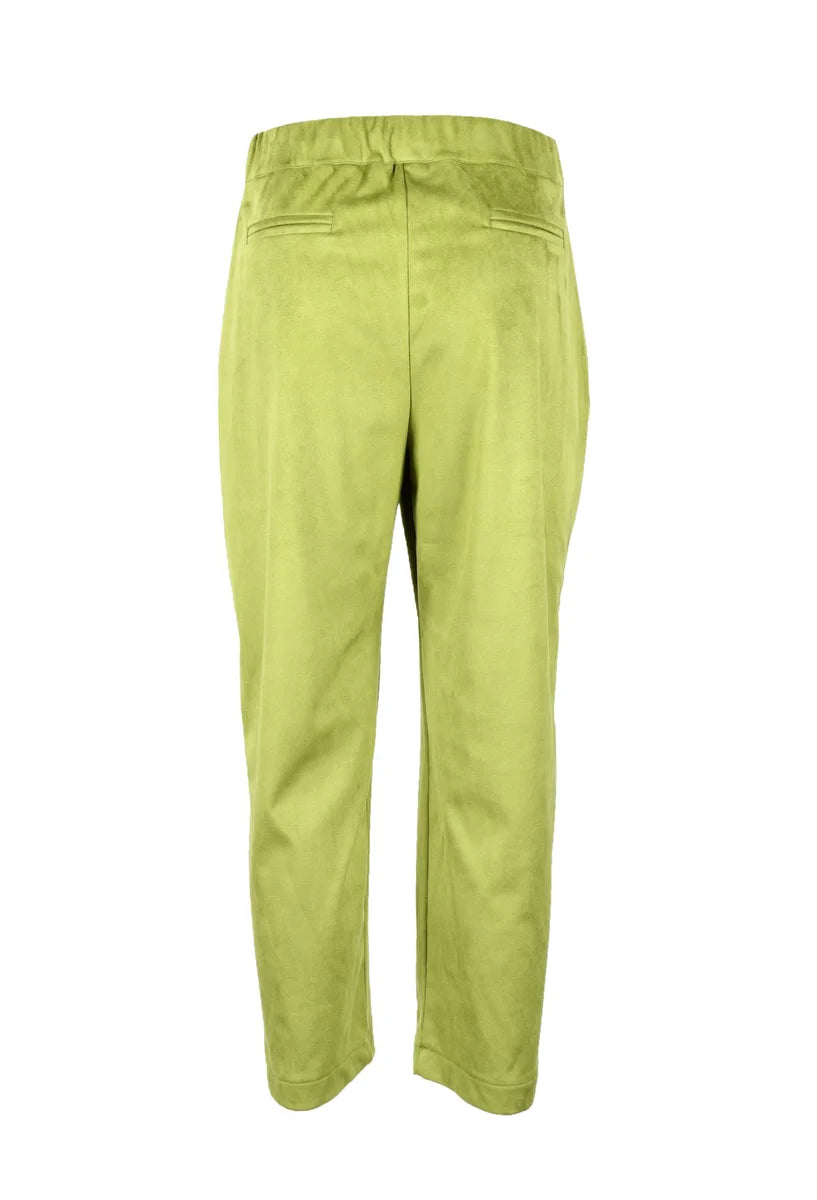 Motel Pantalone Verde Stretch - Verde