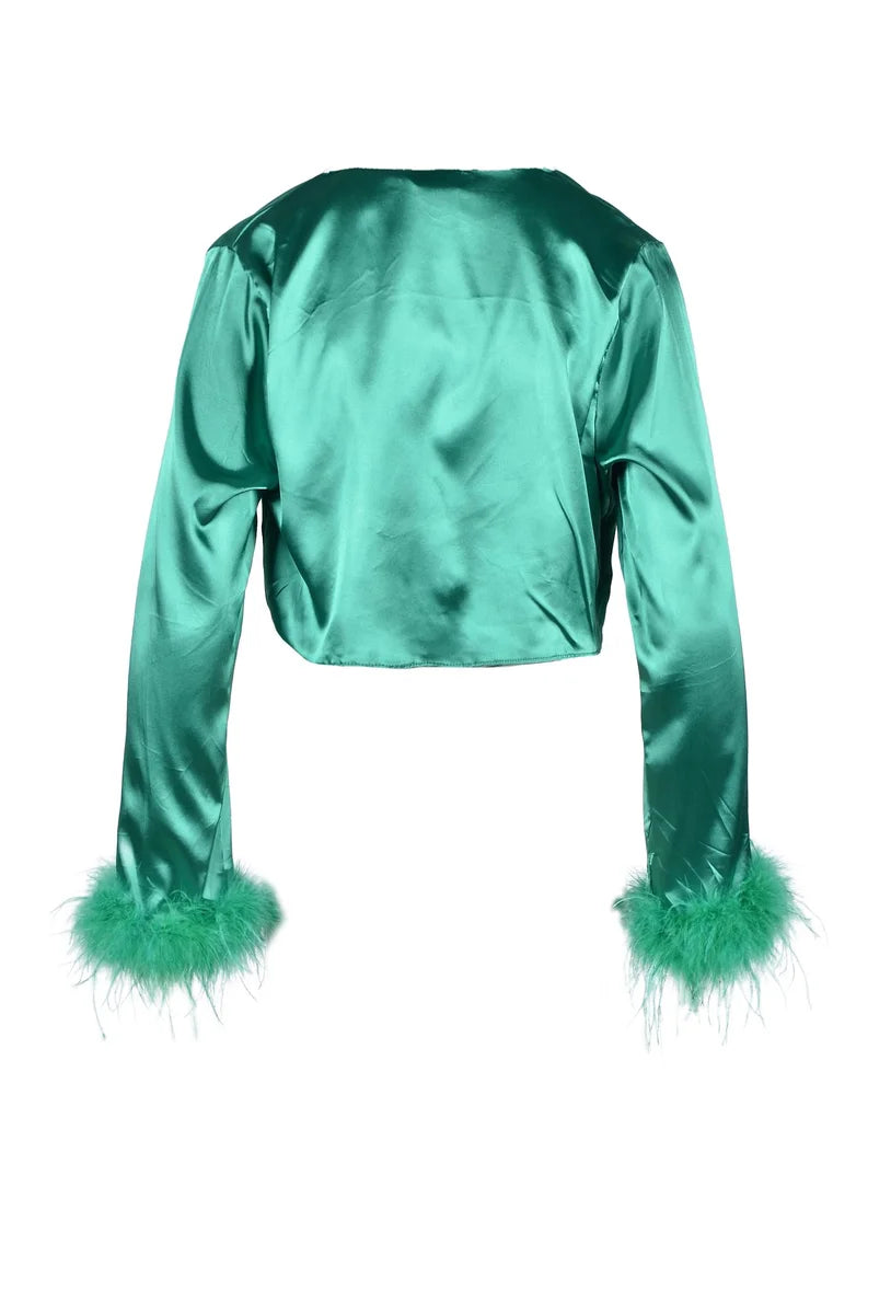 Vanessa Scott Camicia in Poliestere - Verde