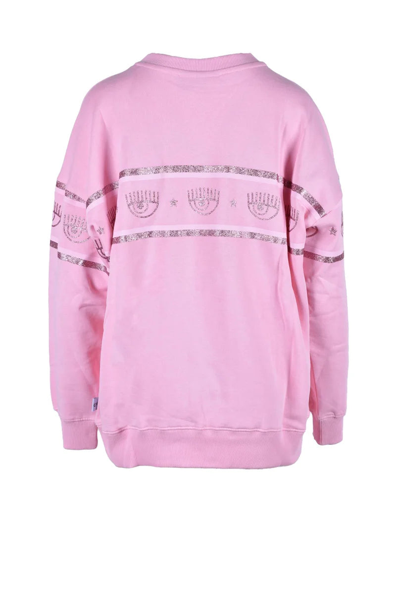 Chiara Ferragni Maglia Cotone - Rosa