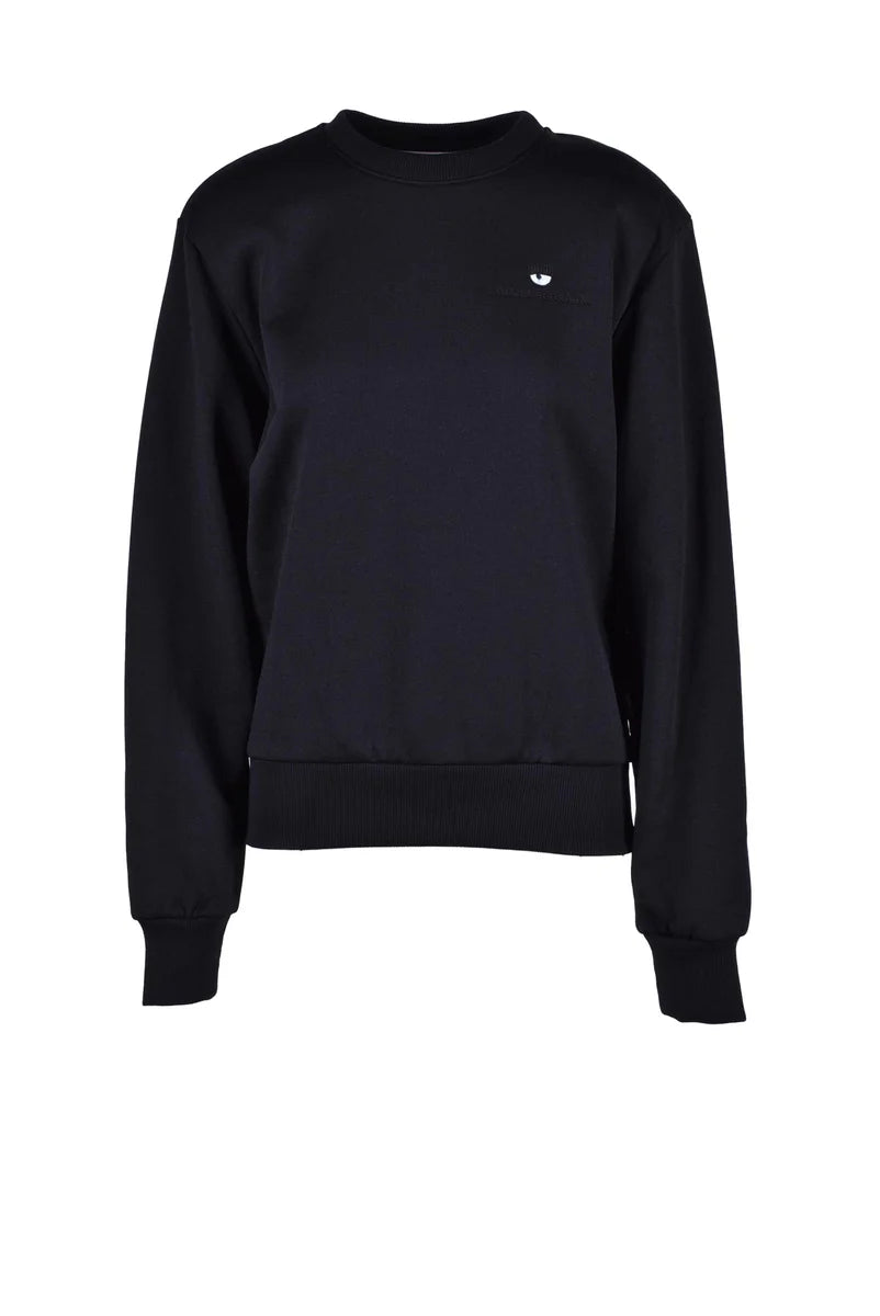 Chiara Ferragni Maglia Poliestere Cotone - Nero