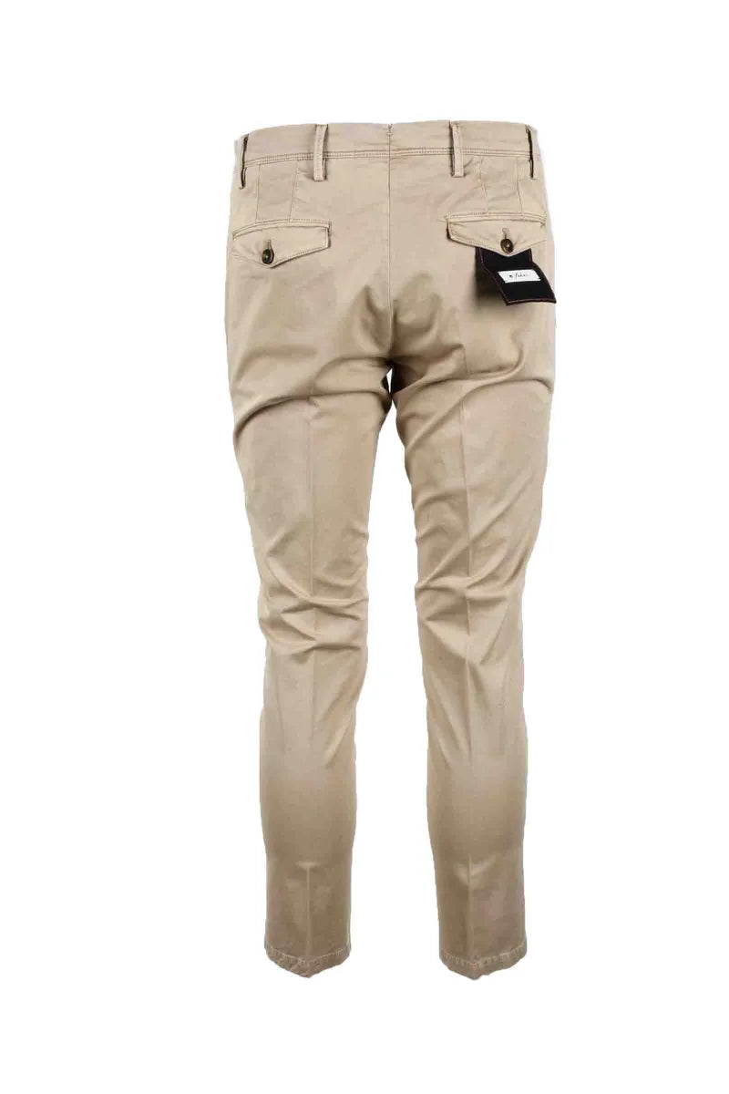 Michael Coal Pantalone in Cotone Stretch - Marrone
