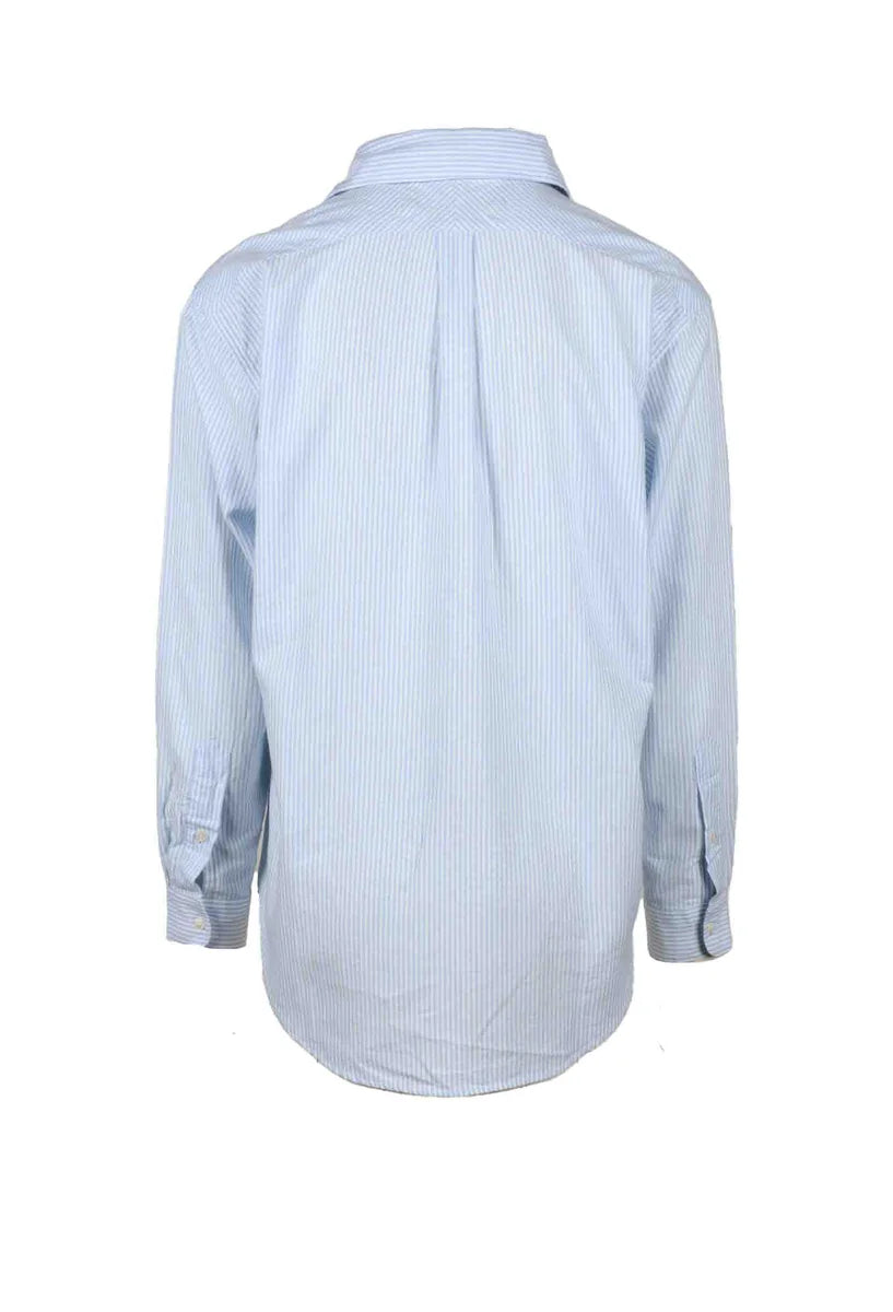 Haikure Camicia Oxford - Bianco/Celeste