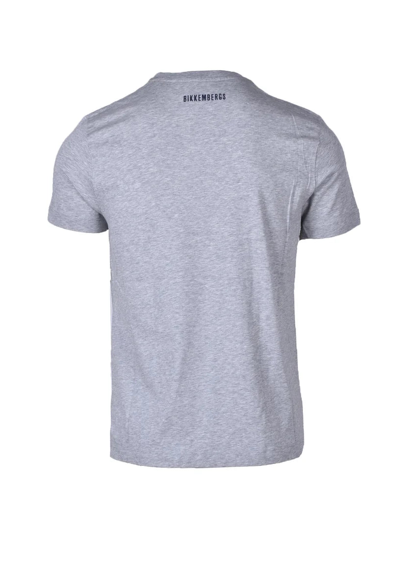Bikkembergs T-shirt Cotone Stretch - Grigio
