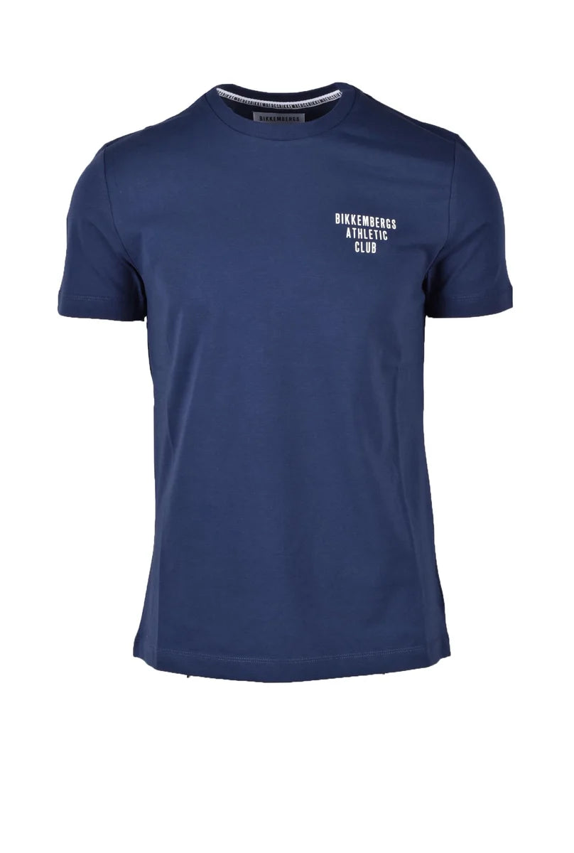 Bikkembergs T-shirt Cotone Stretch - Blu