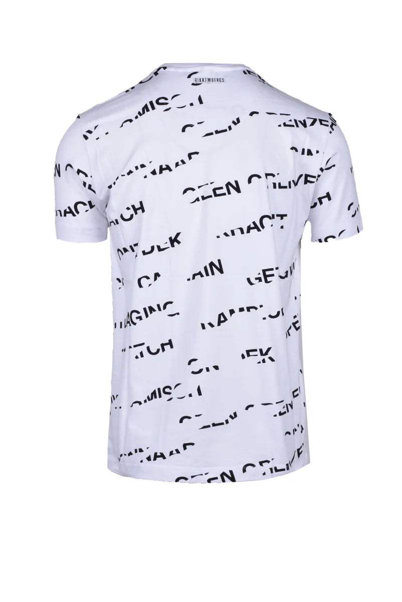 Bikkembergs T-shirt Bianca Uomo