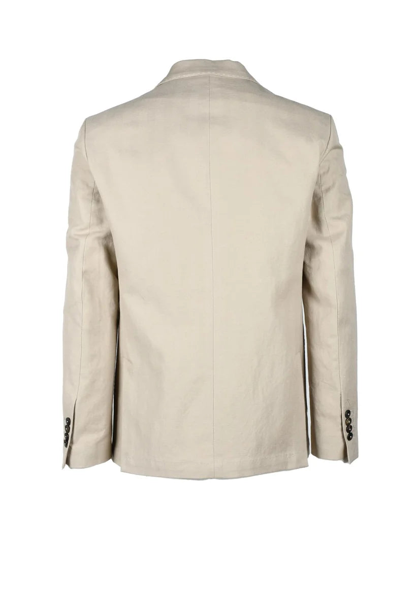 Bottega Martinese Giacca Cotone Sfiancata - Beige