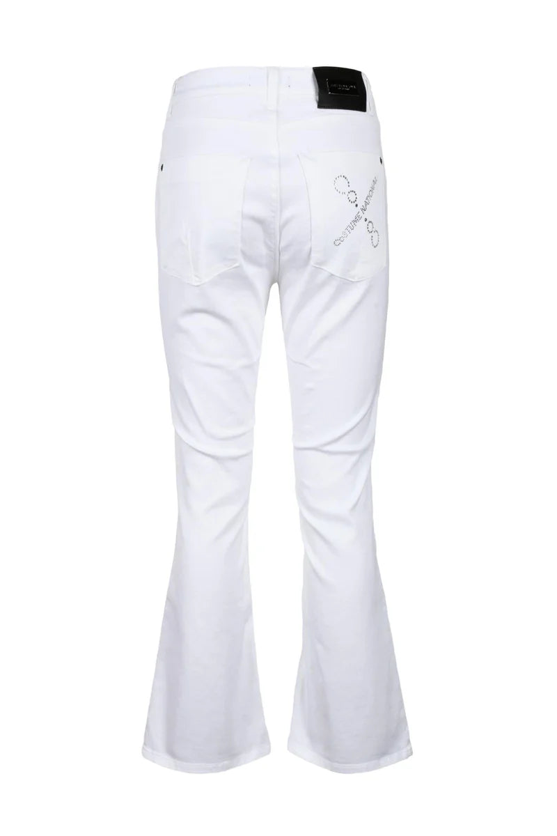 Costume National C. Pantaloni Bianchi