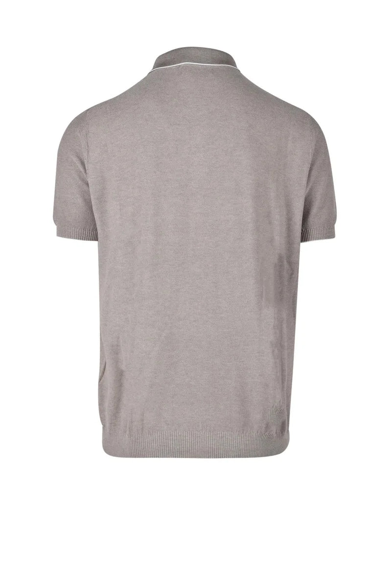 Ferrante Royal Red Maglia Seta Cotone - Beige