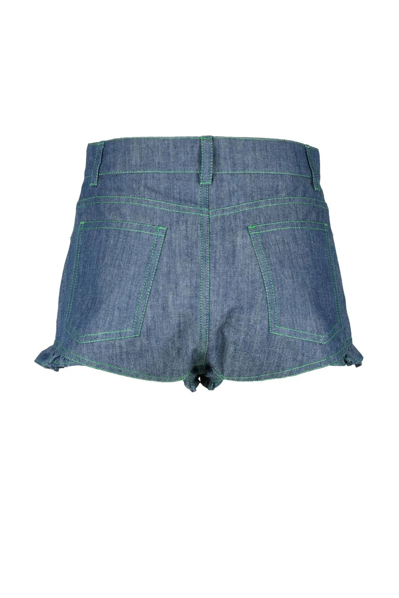 Vivetta Pantaloni Corti Cotone - Blu