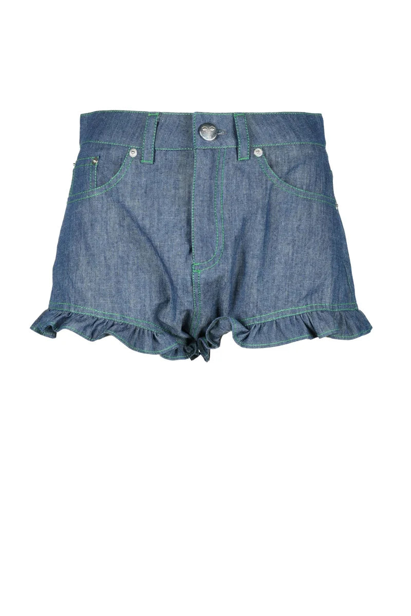 Vivetta Pantaloni Corti Cotone - Blu
