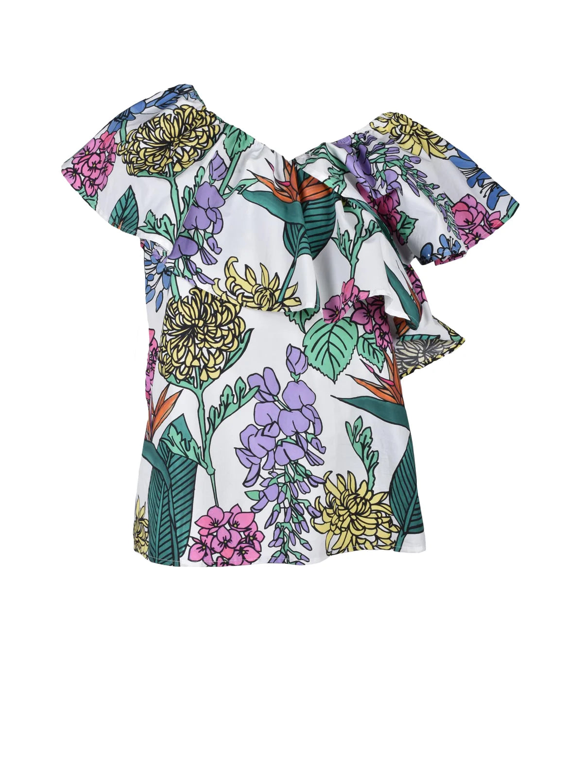 Douuod Blusa Cotone - Multicolore