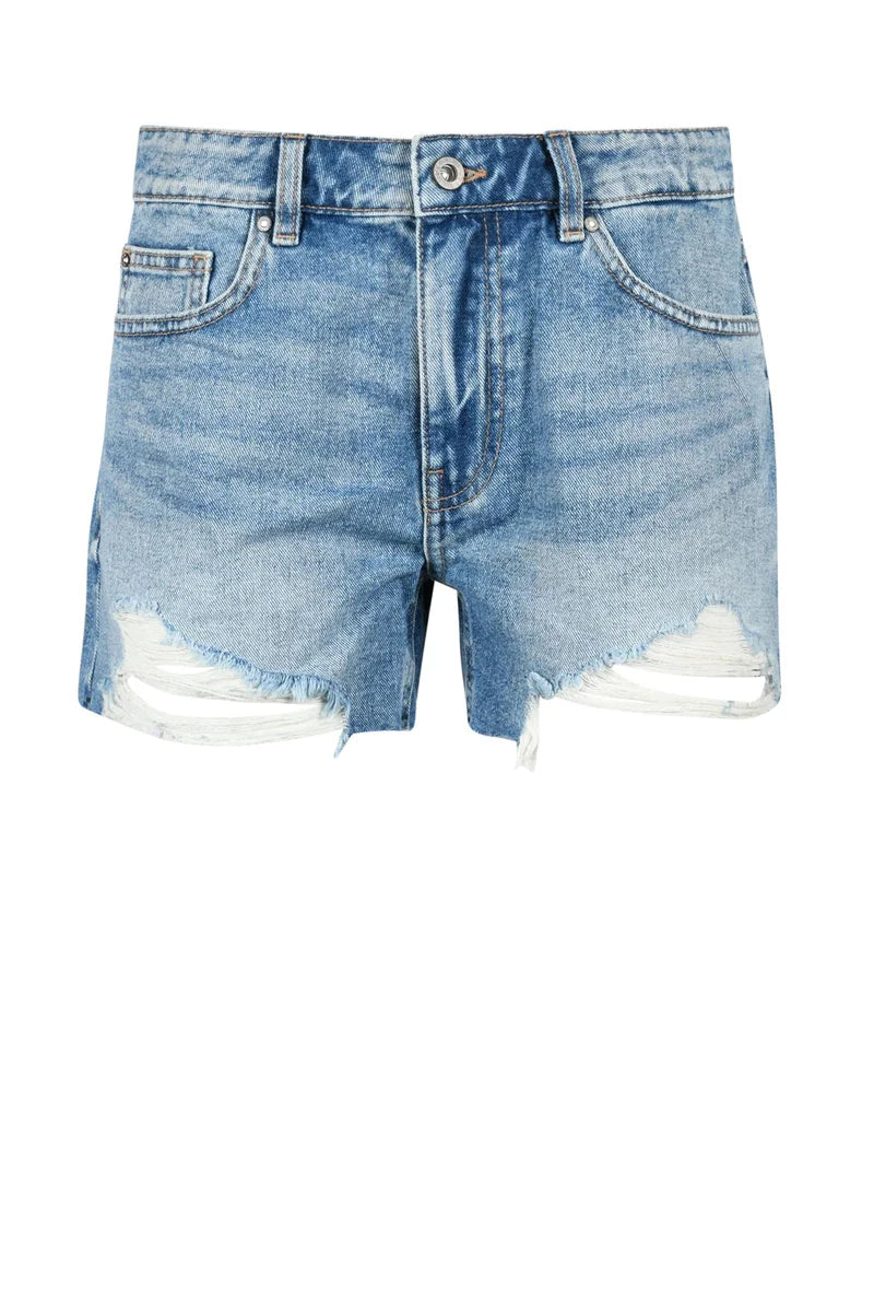 Fracomina Jeans Short Cotone - Blu