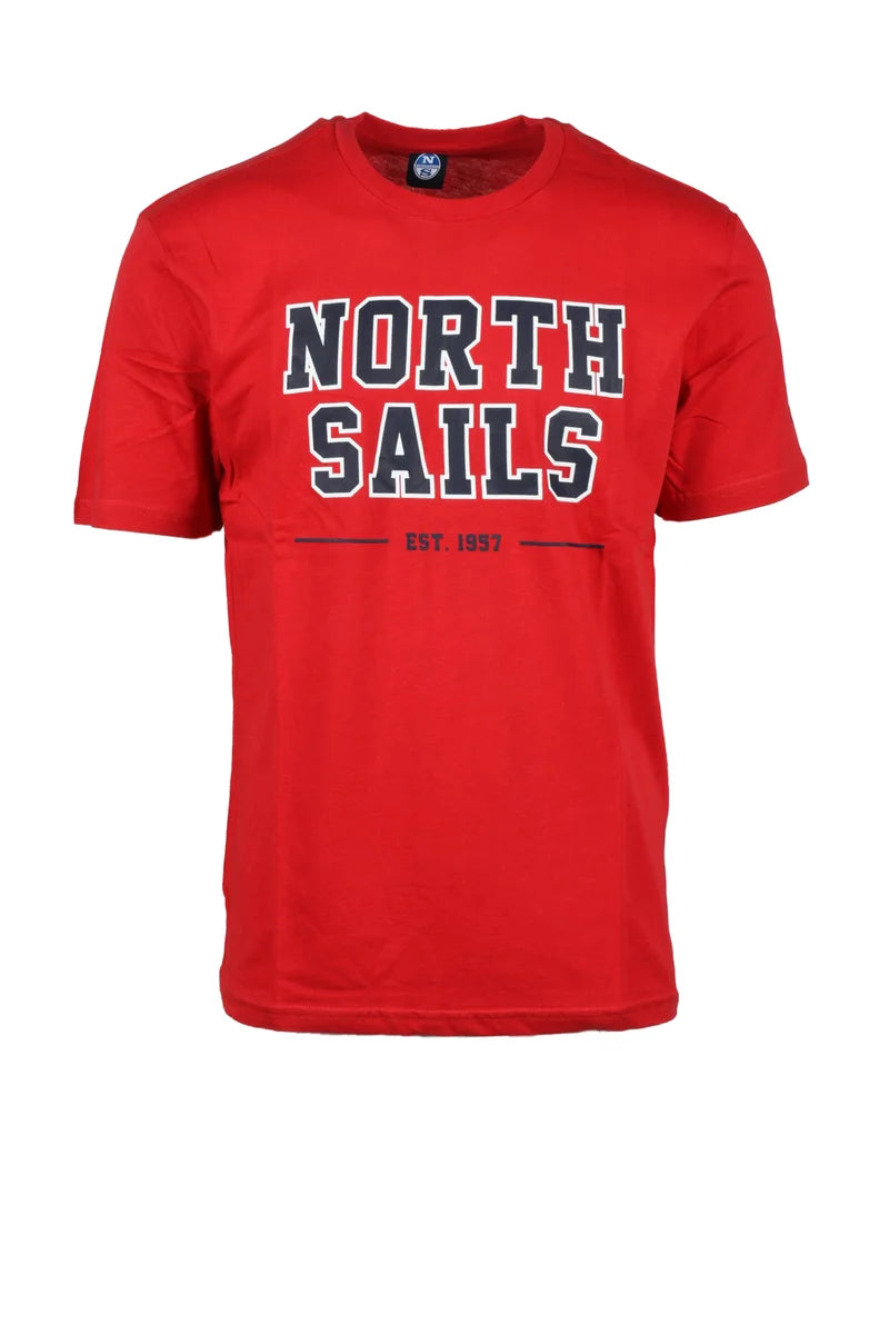 North Sails T-shirt Cotone - Rosso