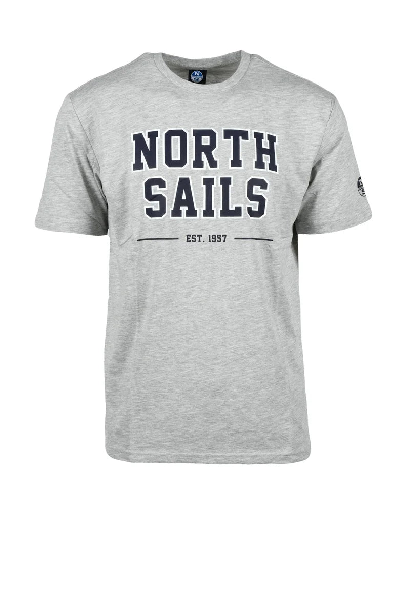 North Sails T-shirt Cotone - Grigio Chiaro