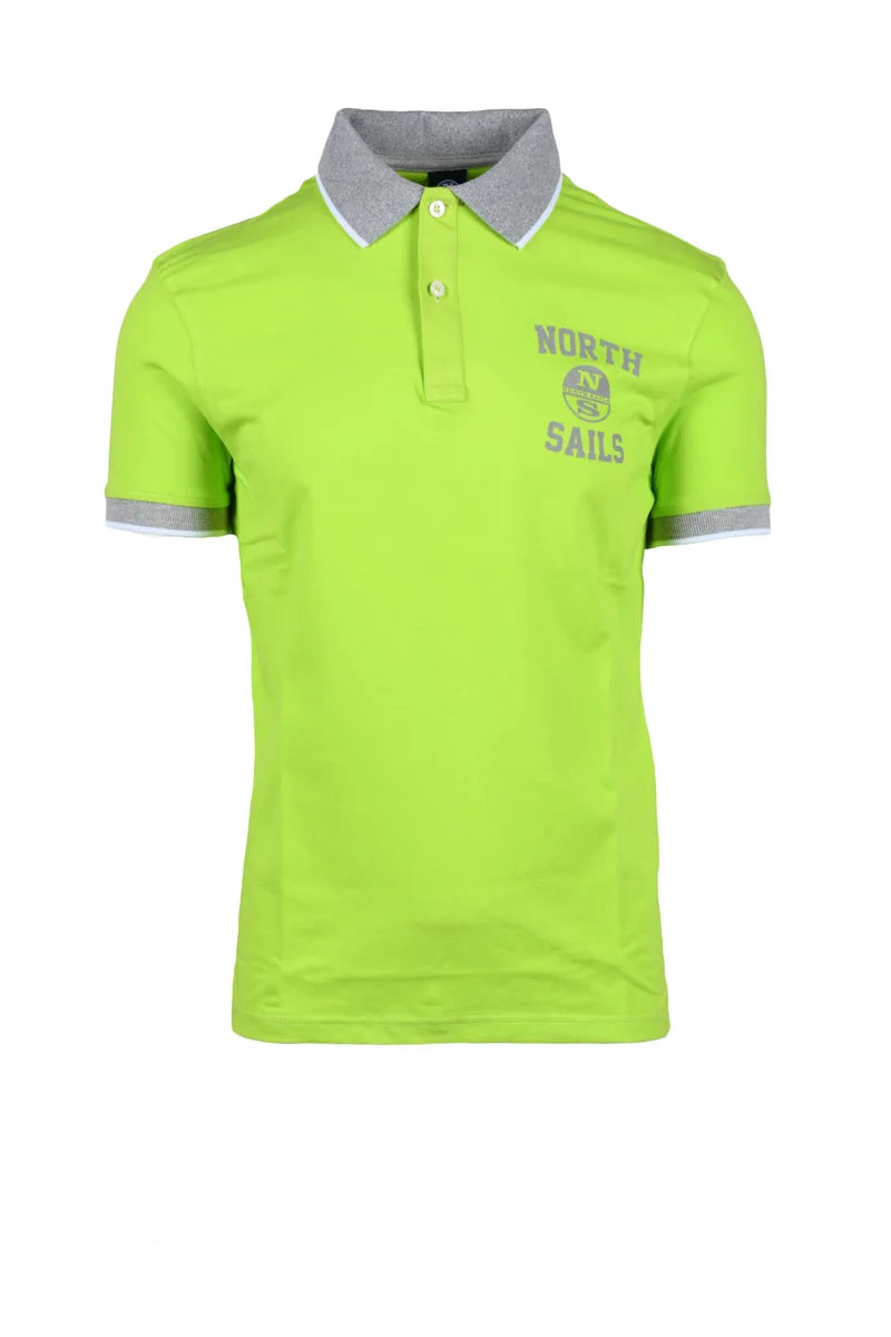 North Sails Polo Cotone Elastan - Verde