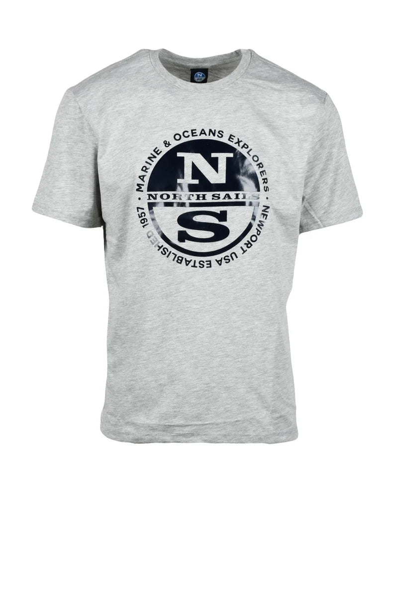 North Sails T-shirt Cotone - Grigio Chiaro