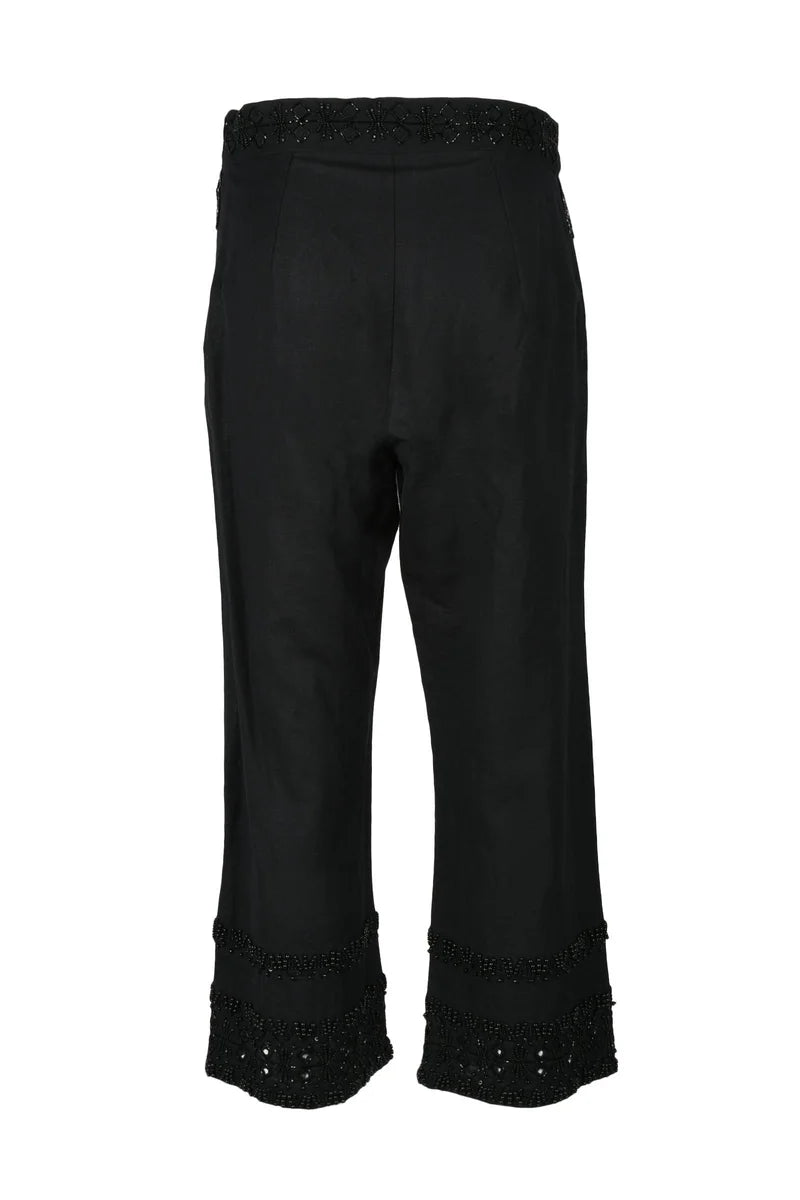 Twinset Pantalone Vita Alta Nero