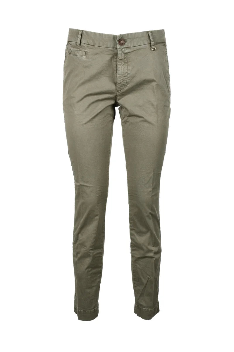 Mason's Pantaloni Cotone Stretch - Verde