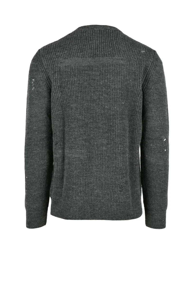 Takeshy Kurosawa Maglione Lana Acrilico - Grigio