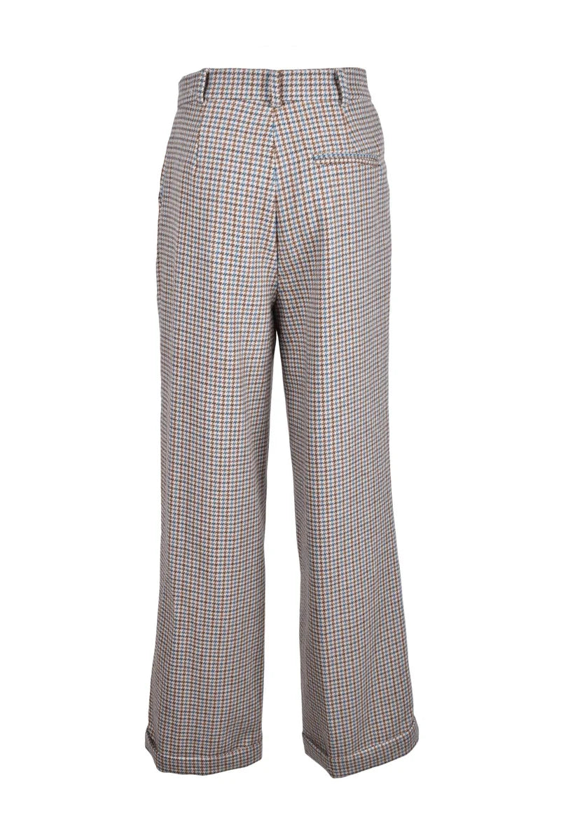Weili Zheng Pantalone Lana/Poliestere - Beige/Heavenly