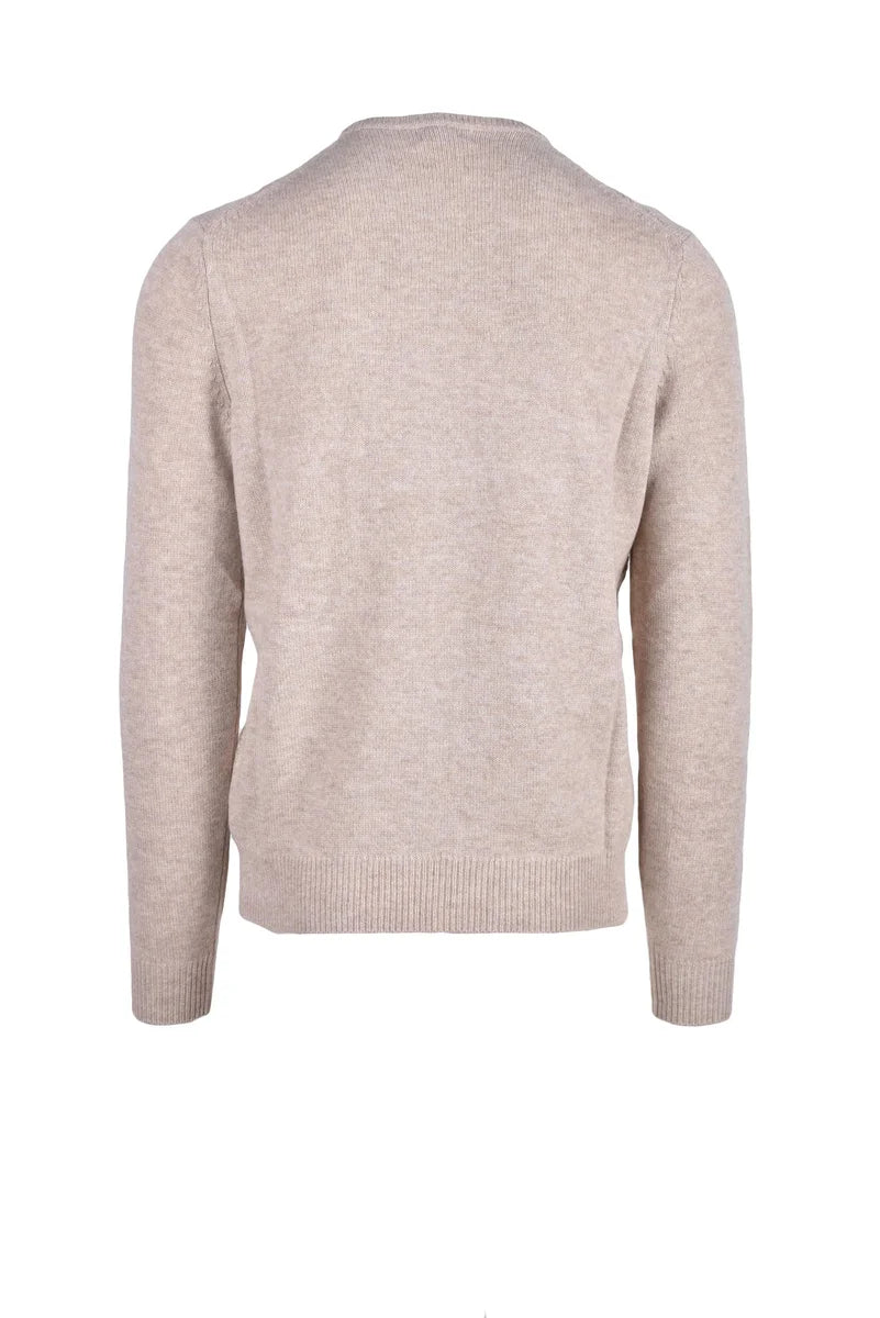 Malo Optimum Maglia Lana Cashmere - Beige