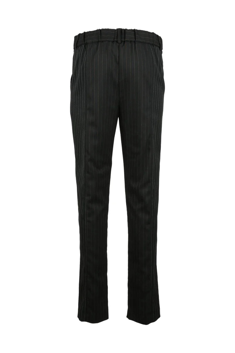 Collection Privee? Pantaloni Stretch - Black/Brown