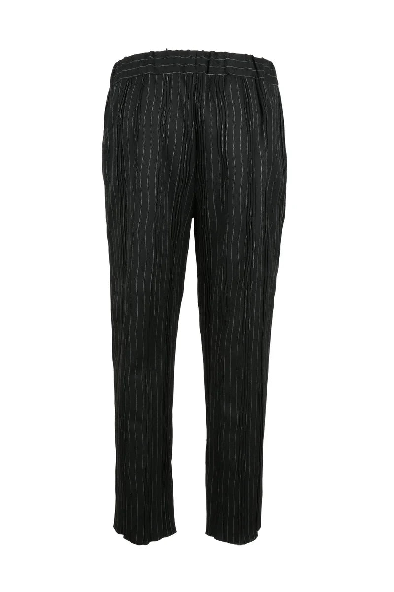 Collection Privee? Pantaloni Comfort Fit - Nero/Bianco