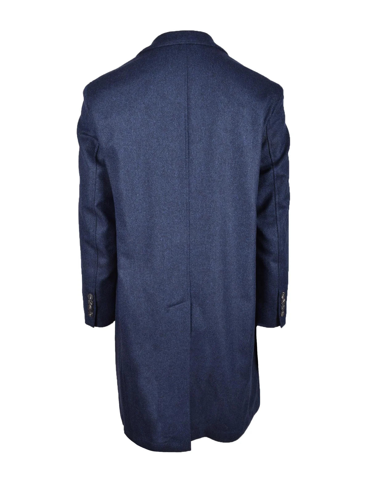 Giampaolo Cappotto Lana Vergine Blu