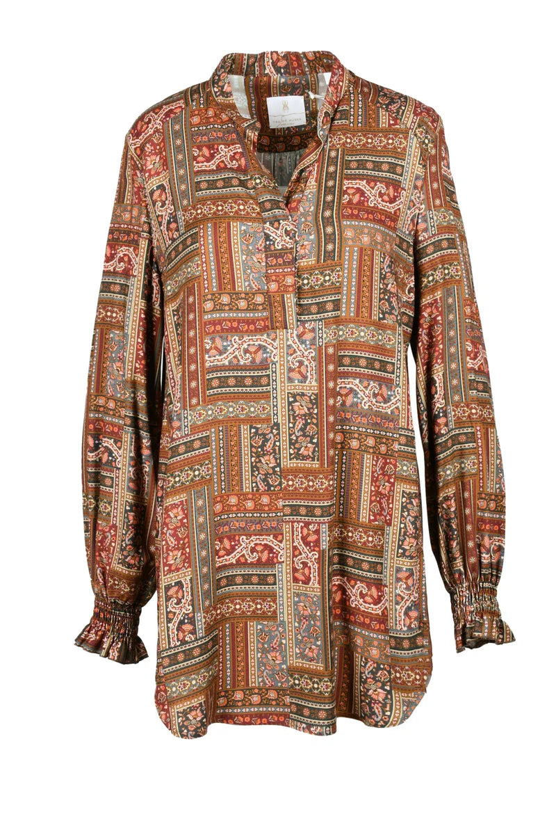 Trame Auree Camicia Viscosa - Rosso