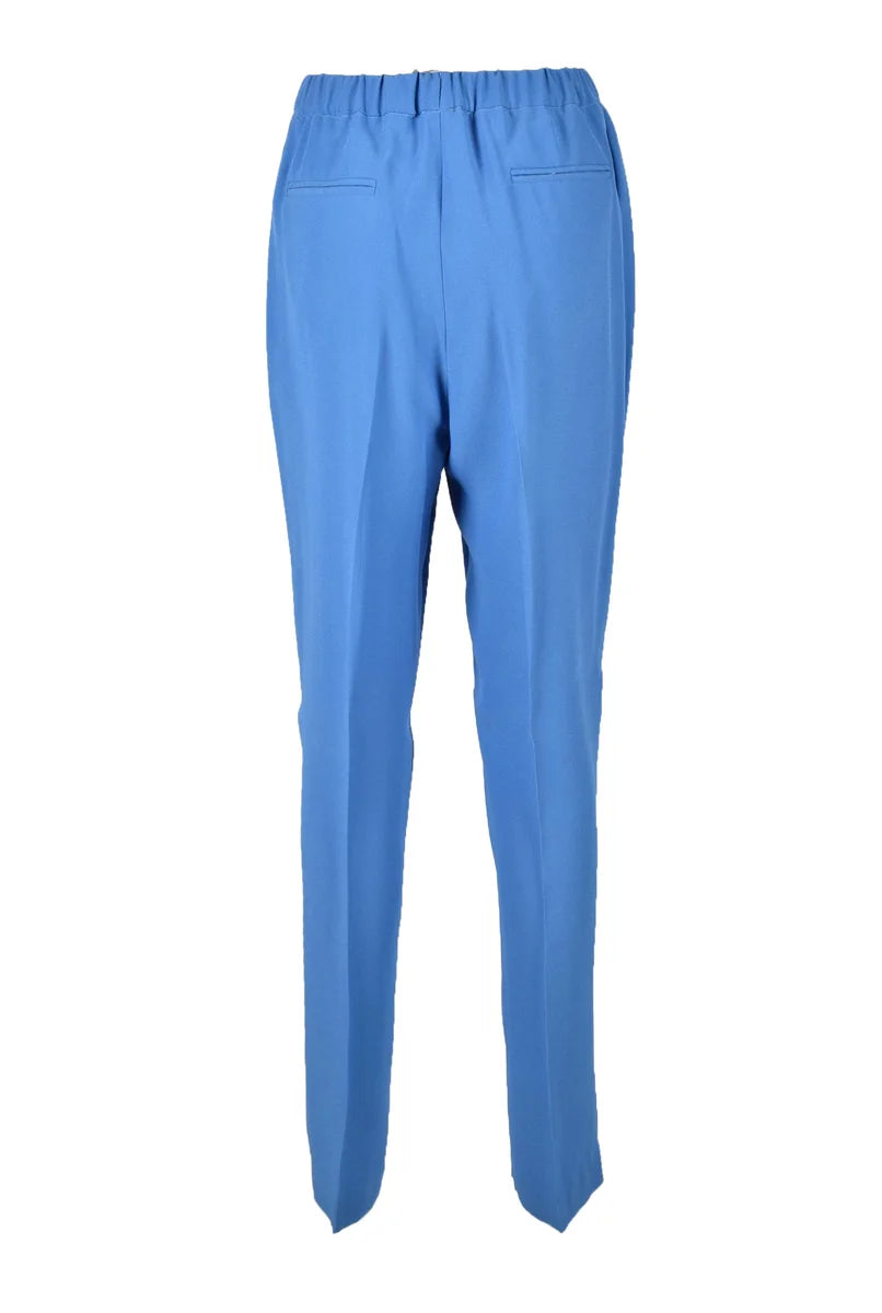 Mauro Grifoni Pantaloni Acetato Viscosa - Azzurro