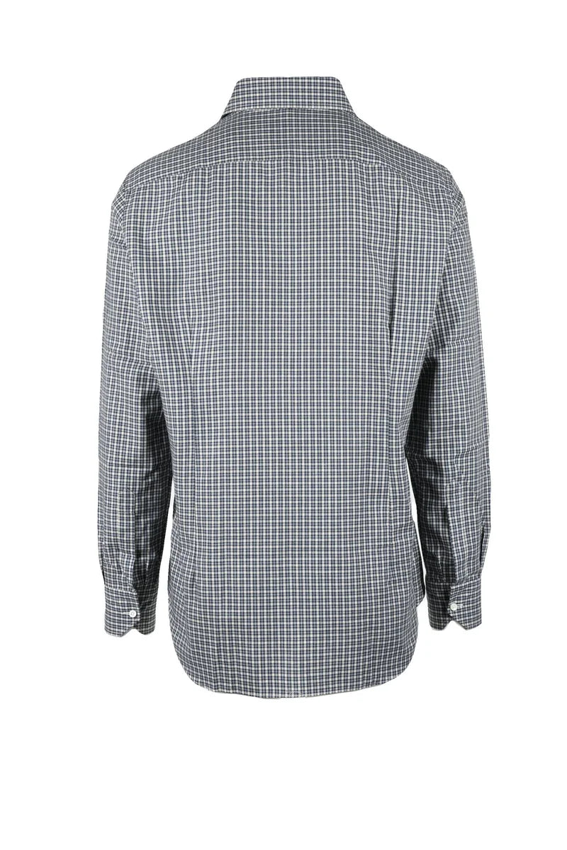 Emanuele Maffeis Camicia Cotone - Bianco/Blu