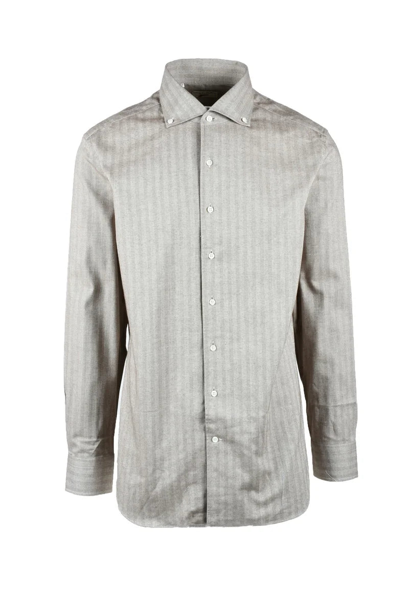 Emanuele Maffeis Camicia Cotone - Beige