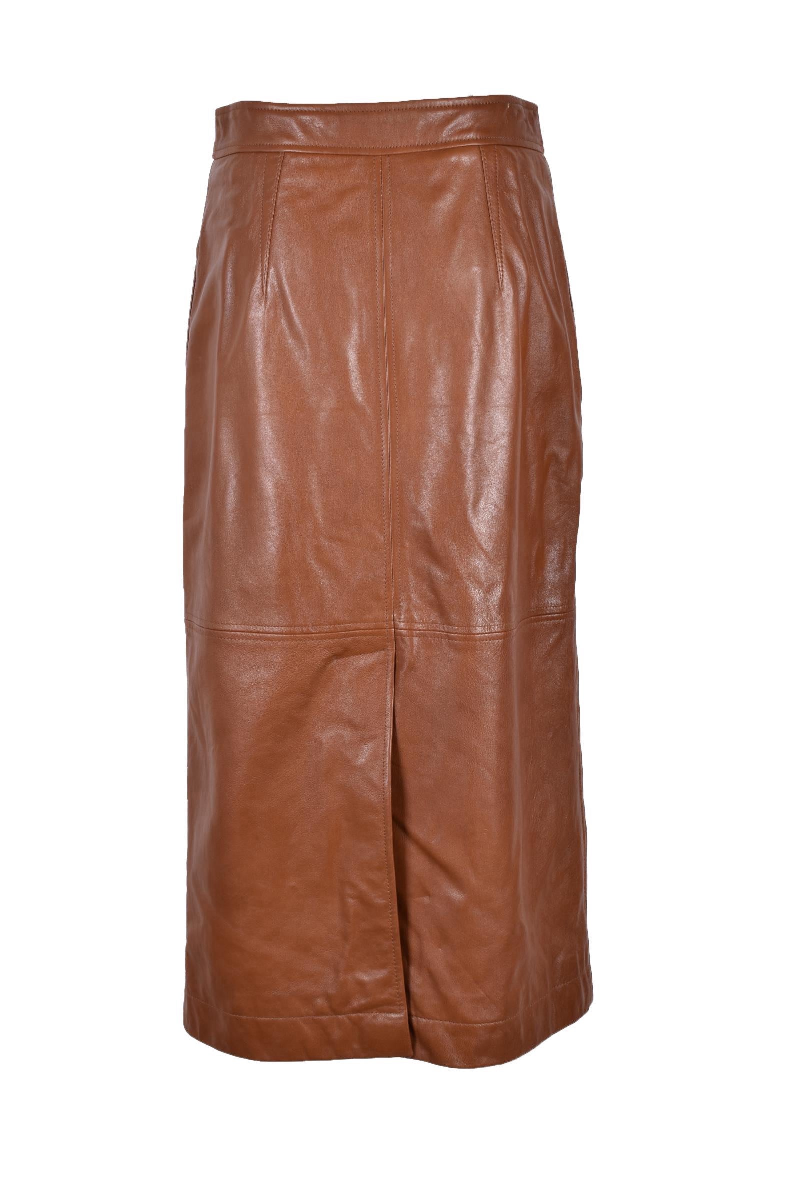 ALBERTA FERRETTI gonna pelle