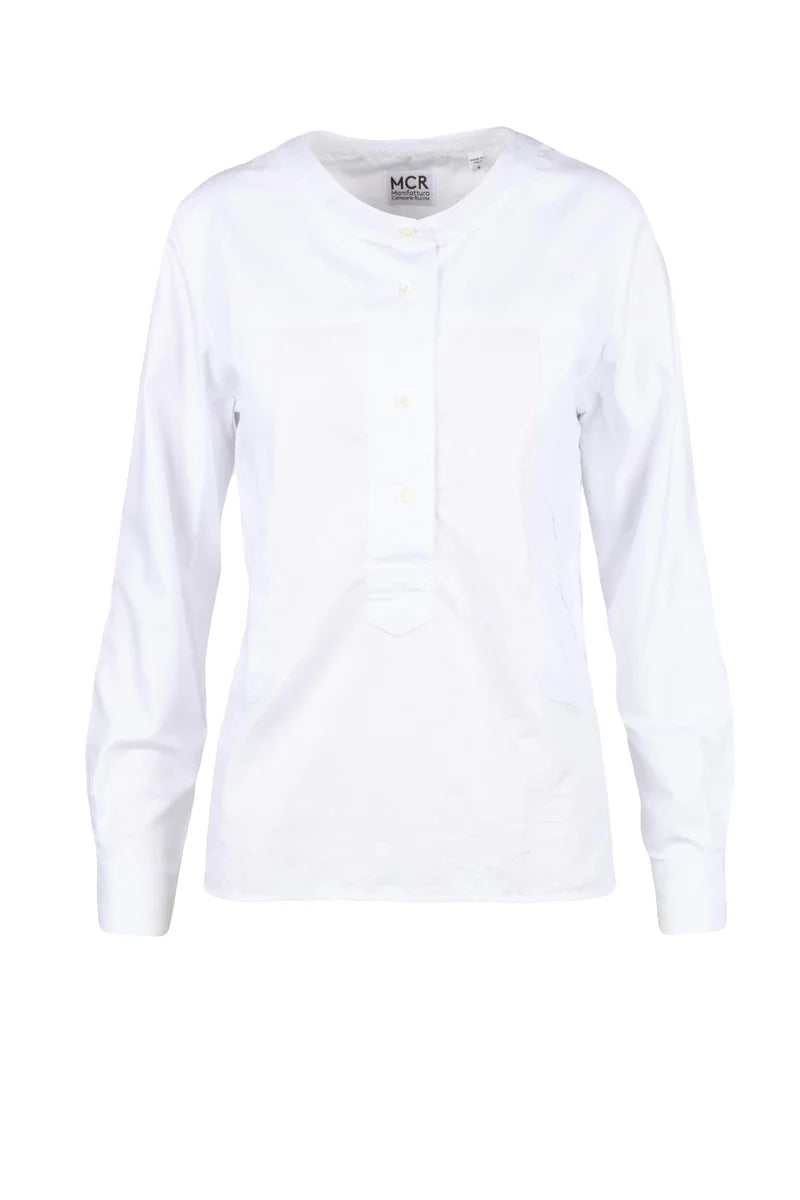 Mcr Manifattura Cam. Riunite Camicia Donna Bianca
