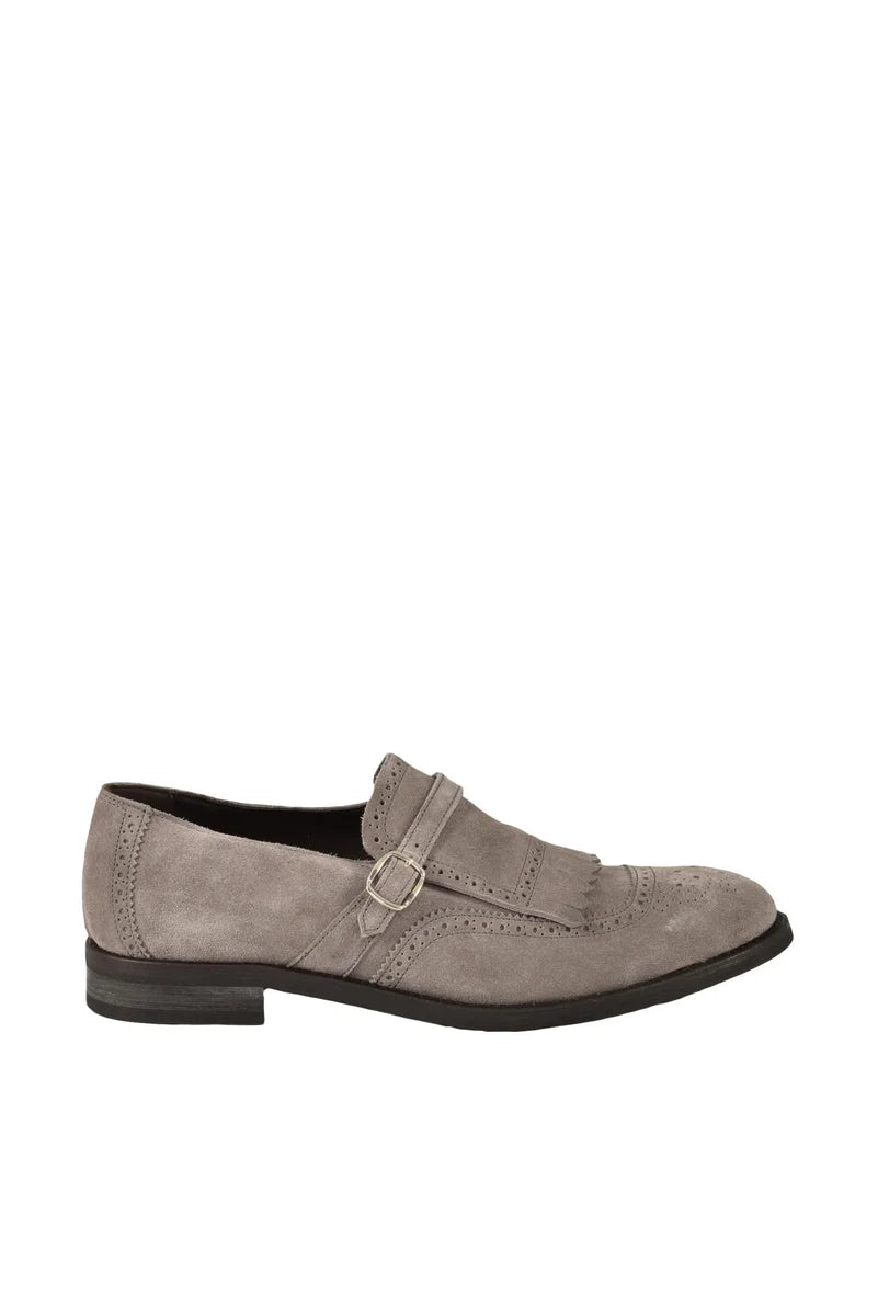 Magenta Mocassini Suede - Grigio