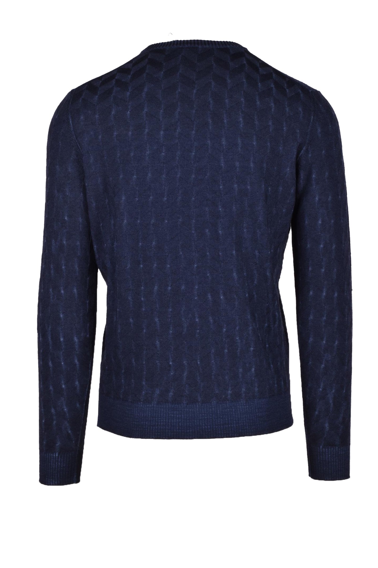 Fama Maglione Lana Merino - Blu