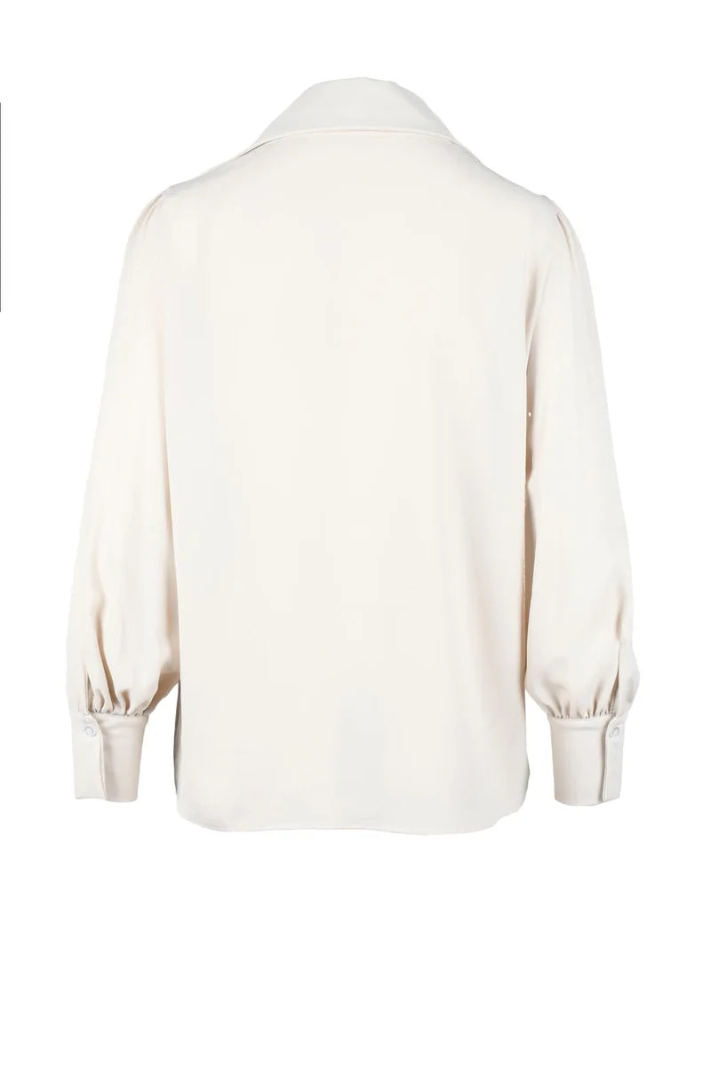 Think Blusa Poliestere - Beige
