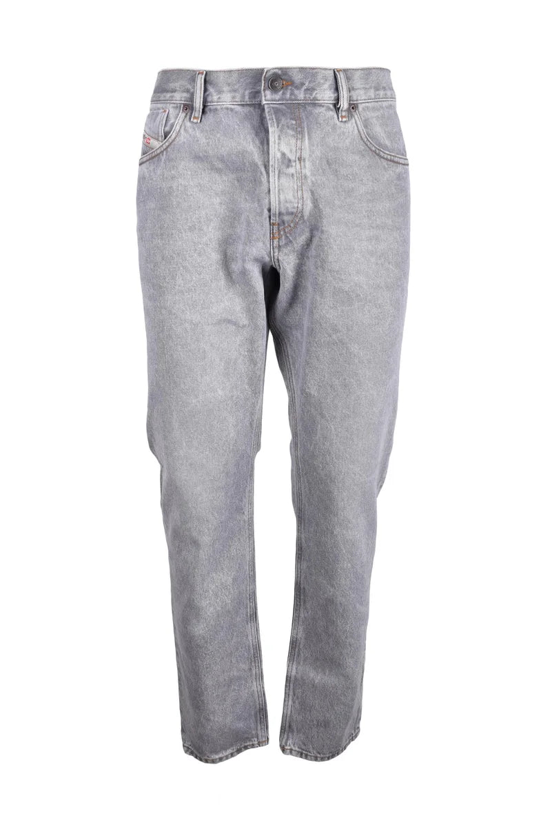 Diesel Jeans Grigio Chiaro Cotone