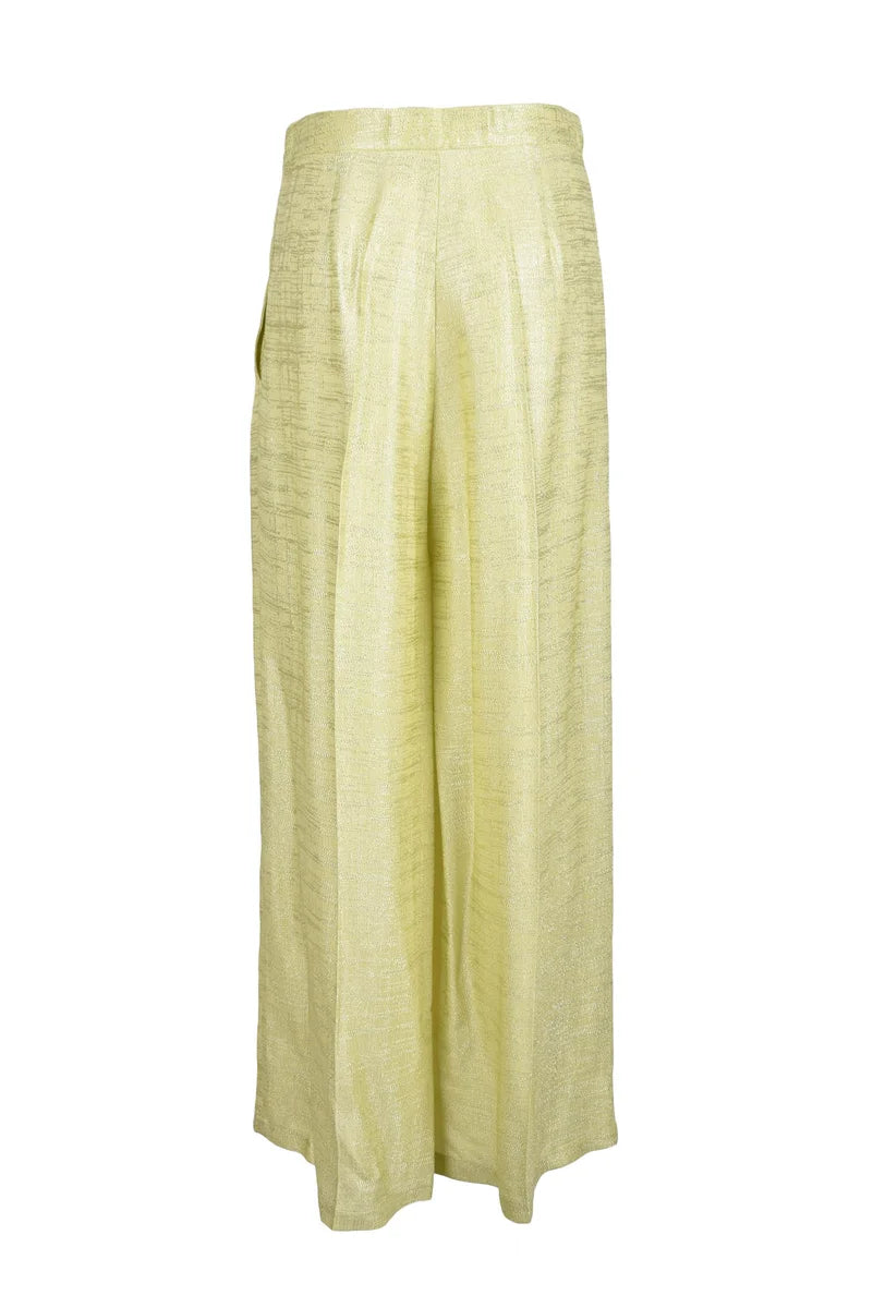 Erika Cavallini Pantaloni Verde Mela