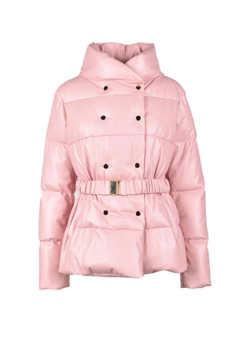 Annie Paris Piumino Ecopelle - Rosa
