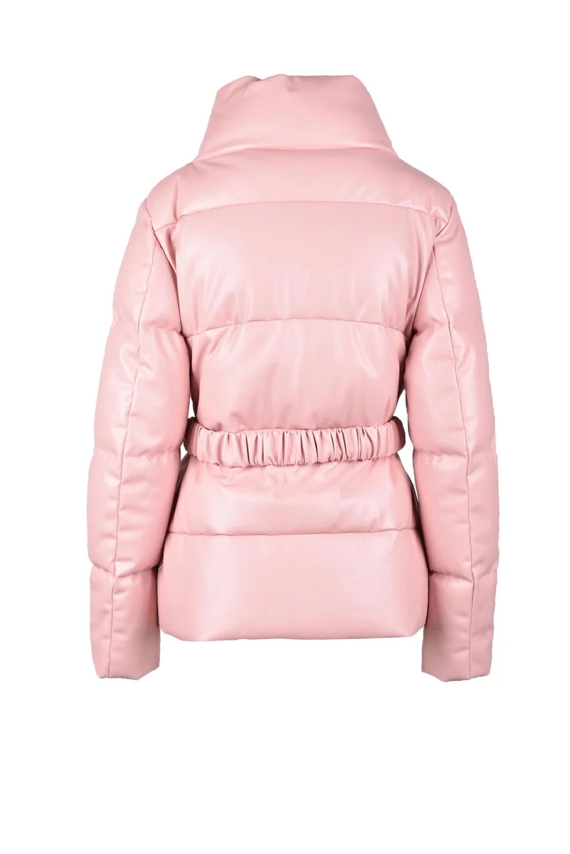 Annie Paris Piumino Ecopelle - Rosa